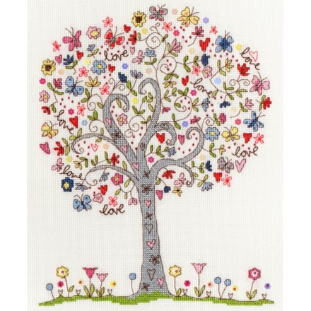 Дерево любви Набор для вышивания крестом Bothy Threads XKA2 - Вишивка хрестиком і бісером - Овечка Рукодільниця