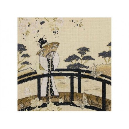 Набор для вышивания Anchor MAIA 01153 Kimono Serenity/ Спокойствие Кимоно - Вышивка крестиком и бисером - Овца Рукодельница