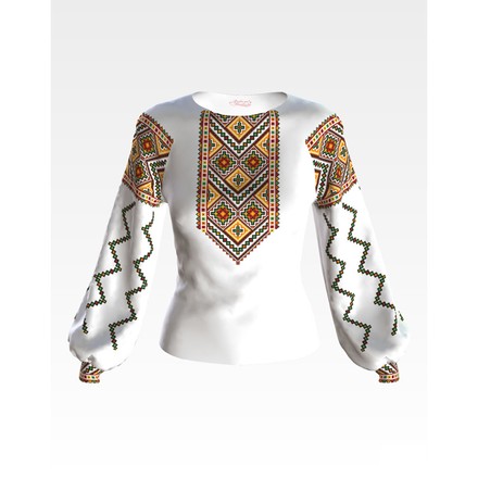 Набір для вишивання жіночої блузки нитками Писанка БЖ080пБннннi - Вишивка хрестиком і бісером - Овечка Рукодільниця
