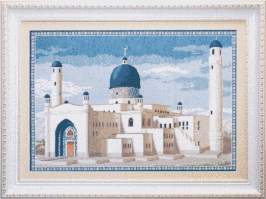 Мечеть Имангали, Казахстан.. Набор для вышивки крестиком. Чаривна мить (М-10) - Вышивка крестиком и бисером - Овца Рукодельница