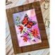 Метелик на квітах Схема з рамкою для вишивки бісером Biser-Art 10152054ба
