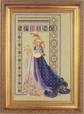 Celtic Spring Кельтська весна. Схеми вишивки хрестиком. Lavender Lace (LL50) - Вишивка хрестиком і бісером - Овечка Рукодільниця