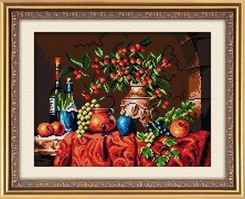 Набор для рисования камнями алмазная живопись Dream Art Осенний натюрморт (квадратные, полная) 30179D - Вышивка крестиком и бисером - Овца Рукодельница