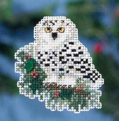 Snowy Owlet/Снежный совенок. Набор для вышивания. Mill Hill (MH181633) - Вышивка крестиком и бисером - Овца Рукодельница