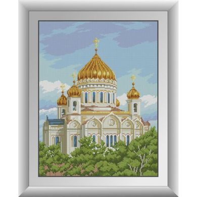 Храм Христа Спасителя. Dream Art (30199D) - Вышивка крестиком и бисером - Овца Рукодельница