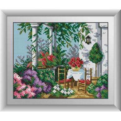 Літня тераса. Dream Art (30156D) - Вишивка хрестиком і бісером - Овечка Рукодільниця