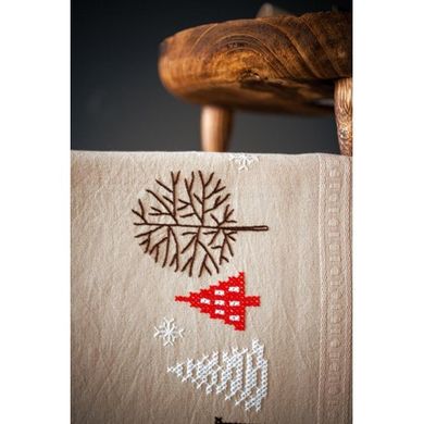 Сучасні різдвяні дизайни Набір для вишивання хрестиком (доріжка) Vervaco PN-0187383 - Вышивка крестиком и бисером - Овца Рукодельница