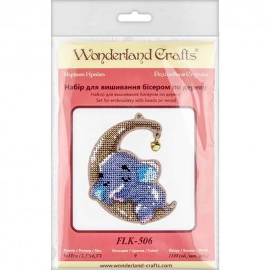 Набір для вишивання бісером по дереву Wonderland Сrafts FLK-506 - Вышивка крестиком и бисером - Овца Рукодельница