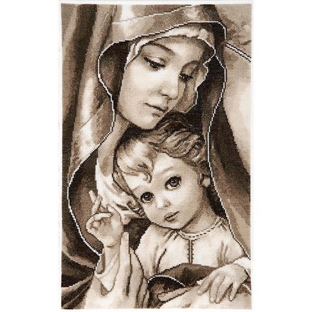Мадонна с ребенком. Набор для вышивания крестом. Алисена (1213а) - Вышивка крестиком и бисером - Овца Рукодельница