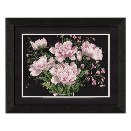 Набор для вышивания Lanarte PN-0021224 Розовые цветы - Вышивка крестиком и бисером - Овца Рукодельница