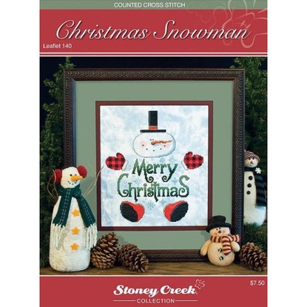 Christmas Snowman Схема для вишивання хрестиком Stoney Creek LFT140 - Вышивка крестиком и бисером - Овца Рукодельница
