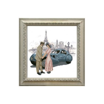 Набор для вышивки крестом КиТ 30714 Встреча в Париже - Вишивка хрестиком і бісером - Овечка Рукодільниця