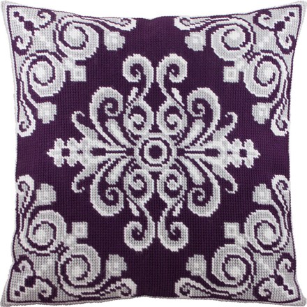 Дамаск. Подушка для вышивания. Чарівниця (V-286) - Вышивка крестиком и бисером - Овца Рукодельница