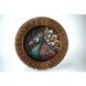 Етнічна Різьблена дерев'яна кругла рама ArtInspirate FR_19-B