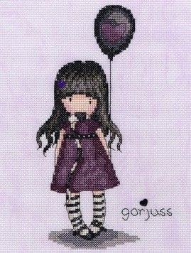 Набор для вышивания крестом Bothy Threads XG25 The Balloon Воздушный шарик - Вышивка крестиком и бисером - Овца Рукодельница