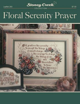 LFT293 Схема "Floral Serenity Prayer" Stoney Creek - Вишивка хрестиком і бісером - Овечка Рукодільниця