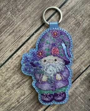 Лавандовий гном Набір для вишивання хрестиком Kingdom of handmade KGD-13 - Вишивка хрестиком і бісером - Овечка Рукодільниця