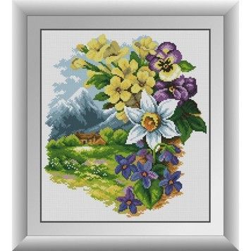 Набір для малювання каменями алмазний живопис Dream Art Весна (квадратні, повна) 30683D - Вишивка хрестиком і бісером - Овечка Рукодільниця