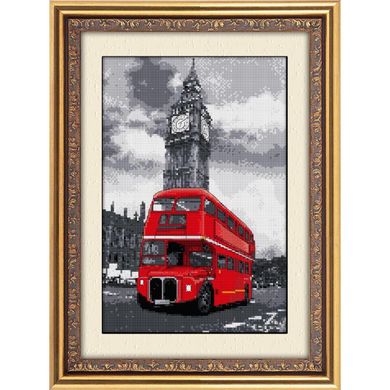 Лондонский автобус. Dream Art (30024D) - Вышивка крестиком и бисером - Овца Рукодельница