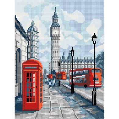 Лондон Набір для вишивання по канві з малюнком Quick Tapestry TL-80 - Вишивка хрестиком і бісером - Овечка Рукодільниця