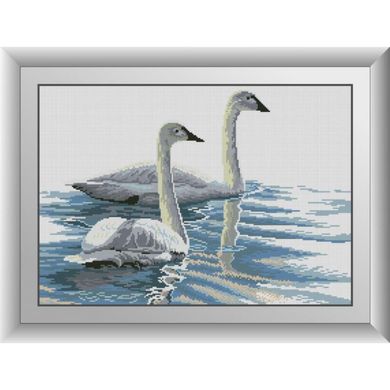 Изящные лебеди. Dream Art (30491D) - Вышивка крестиком и бисером - Овца Рукодельница
