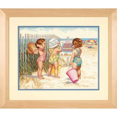 Девочки на пляже. Набор для вышивания крестом. Дименшенс Dimensions (35216) - Вышивка крестиком и бисером - Овца Рукодельница