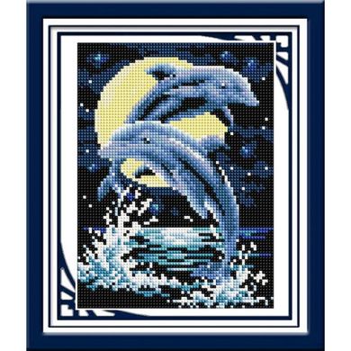дельфіни. Dream Art (30245D) - Вишивка хрестиком і бісером - Овечка Рукодільниця