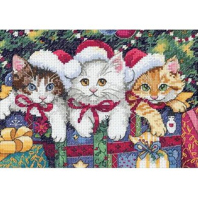 Новогодние котята. Набор для вышивания крестом. Classic Design (4341) - Вышивка крестиком и бисером - Овца Рукодельница
