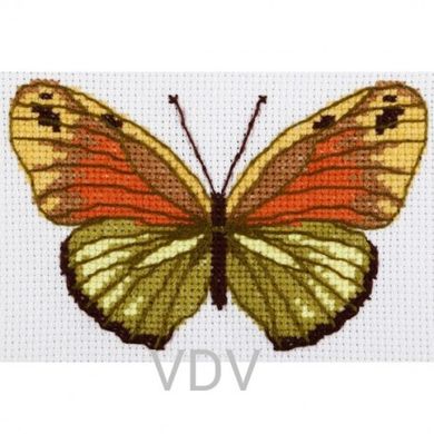 Метелик Набір для вишивання нитками VDV М-0215-S - Вишивка хрестиком і бісером - Овечка Рукодільниця