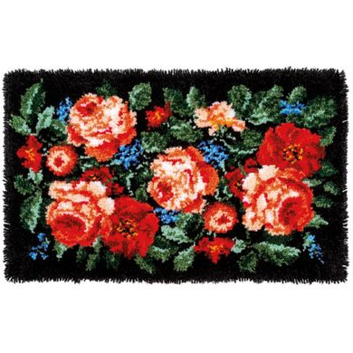 Розы Набор для вышивания коврика Vervaco PN-0184507 - Вышивка крестиком и бисером - Овца Рукодельница