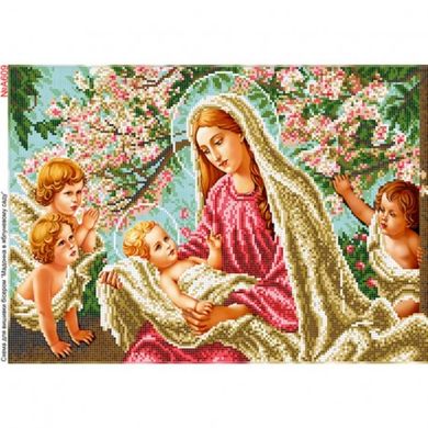Марія в яблуневому саду Схема для вишивки бісером Biser-Art A609ба - Вишивка хрестиком і бісером - Овечка Рукодільниця