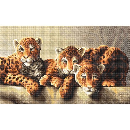Набор для вышивания LETISTITCH Leopards LETI 910 - Вишивка хрестиком і бісером - Овечка Рукодільниця