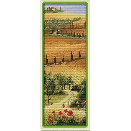 Італійська садиба Набір для вишивання хрестиком з друкованою схемою на тканині Joy Sunday F374JS - Вышивка крестиком и бисером - Овца Рукодельница
