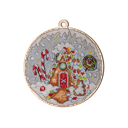 Новогодняя - пряничный домик. Набор для вышивания крестом. Алисена (5528) - Вышивка крестиком и бисером - Овца Рукодельница