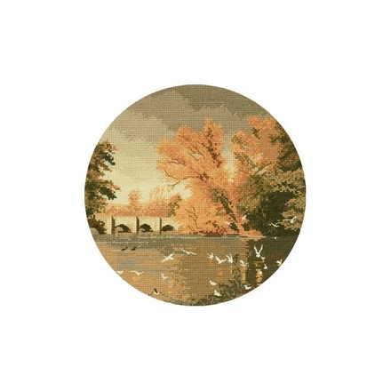 Autumn Reflections. Набір для вишивання хрестом. Heritage Craft (H397) - Вишивка хрестиком і бісером - Овечка Рукодільниця