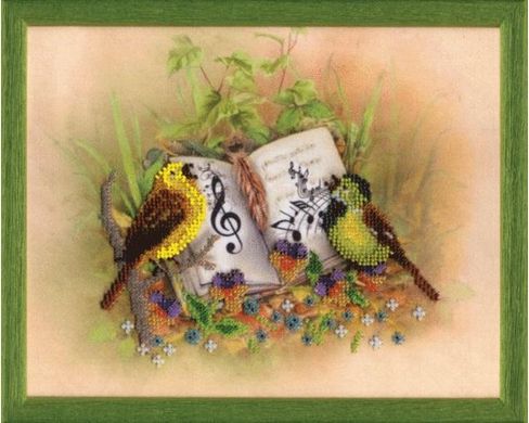 Птахи-співаки. Набір для вишивання. Чарівна Мить (Б-674) - Вишивка хрестиком і бісером - Овечка Рукодільниця