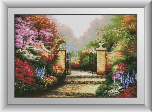 Квітучий сад. Набір алмазний живопис. Dream Art (30875D) - Вишивка хрестиком і бісером - Овечка Рукодільниця