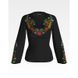 Набір для вишивки жіночої блузки бісером Польові квіти БЖ024кЧннннk