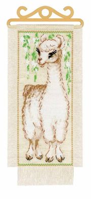 Альпака. Набор для вышивания крестом. Риолис (1890) - Вышивка крестиком и бисером - Овца Рукодельница