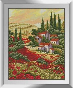 Набір для малювання каменями алмазний живопис Dream Art Тоскана (квадратні, повна) 31252D - Вишивка хрестиком і бісером - Овечка Рукодільниця
