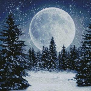 Winter Moon Kustom Krafts (98757) - Вишивка хрестиком і бісером - Овечка Рукодільниця