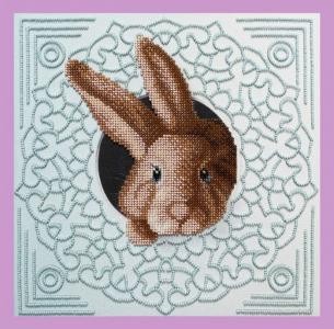 Кролик. Набор для вышивки бисером. Картины бисером (Р-338кб) - Вышивка крестиком и бисером - Овца Рукодельница