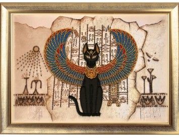 Набор для вышивания бисером Butterfly 634 Египетская кошка - Вышивка крестиком и бисером - Овца Рукодельница