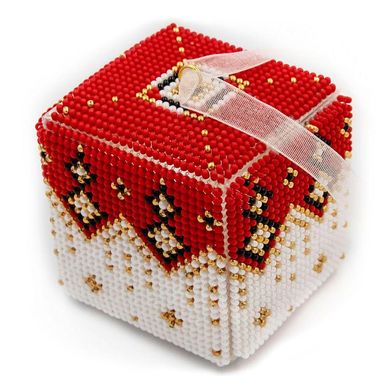 Набор для вышивания бисером объемной новогодней игрушки. Golden Key (Украина) (N-010) - Вышивка крестиком и бисером - Овца Рукодельница