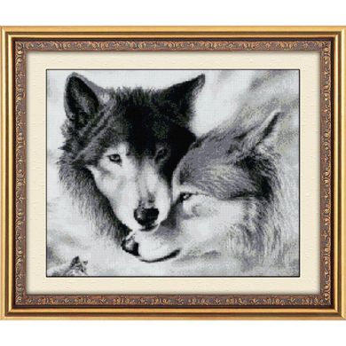 Влюбленные волки. Dream Art (30081D) - Вышивка крестиком и бисером - Овца Рукодельница