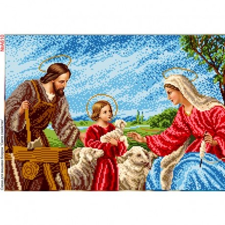 Святе сімейство Схема для вишивки бісером Biser-Art A610ба - Вышивка крестиком и бисером - Овца Рукодельница