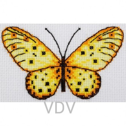 Метелик Набір для вишивання нитками VDV М-0217-S - Вишивка хрестиком і бісером - Овечка Рукодільниця