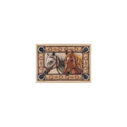 Набор для вышивки крестом Dimensions 06848 Equine Pair - Вышивка крестиком и бисером - Овца Рукодельница