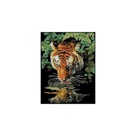 Набор для вышивки крестом Dimensions 06961 Tiger Reflection - Вишивка хрестиком і бісером - Овечка Рукодільниця