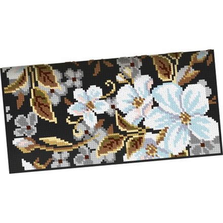 Яблуневий цвіт Набір для вишивання гаманця Клатч C-233 - Вишивка хрестиком і бісером - Овечка Рукодільниця